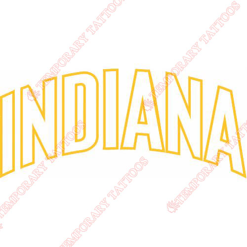 Indiana Pacers Customize Temporary Tattoos Stickers NO.1031